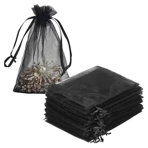 200 Packs Black Polyester Drawstring Mesh Bag, 4 x 6 inches Exquisite Small Packaging Bag for Wedding Christmas Favors Jewelry Pouches china  packaging