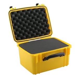 212 MAIN Seahorse 540 Accuform Foam-Lined Toolbox - Yellow Tool Storage Kit, Power Tool Organizer for Hardware Organization Needs