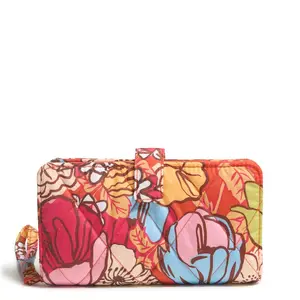 Vera Bradley Women's Outlet Ultralight Phone Wristlet Midday Garden