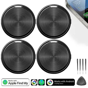 Apple Airtags Tracker Anti Lost Wireless Compatible with Find My APP, Ideal for Luggage Keys Backpacks, Supports Android & iOS Devices, Lithium Metal Batteries Included