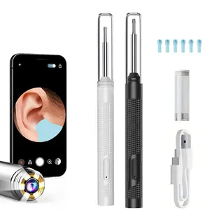 Visual Ear Pick,  Earwax Removal Tool with Camera and Light, Earwax Removal Kit with 6 Ear Spoons, Earwax Cleaner for iOS and Android,   Holiday Gift, Birthday Gift