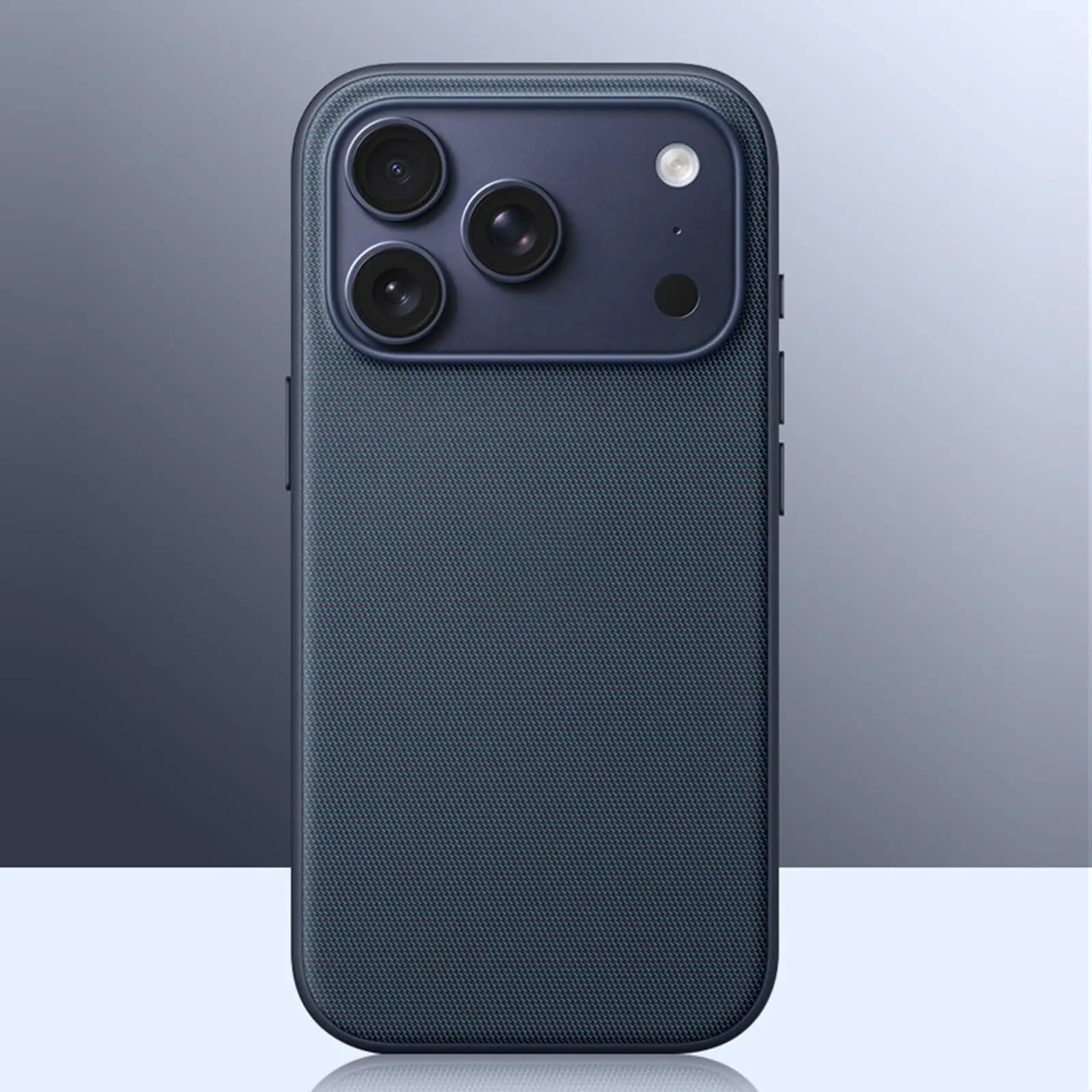 Slim Protective Phone Case for iPhone - Premium Soft-Touch Woven Fabric Cover with Anti-Slip TPU Bumper, Shockproof Drop Protection, Wireless Charging Compatible, Multiple Color Options