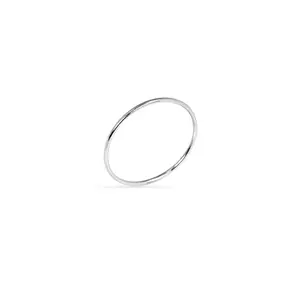 Sterling Silver 17.7x1mm Stacking Ring Size 5 - 4pcs/pack