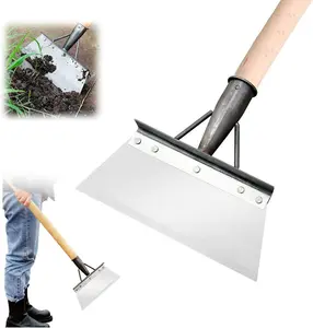 Multifunctional Cleaning Shovel,(handle not included)Multi-Functional Garden Cleaning Shovel Flat Shovel, Garden Spade Shovel, Heavy Duty Garden Tool for Digging, Lawn Edging, and Weed Removal