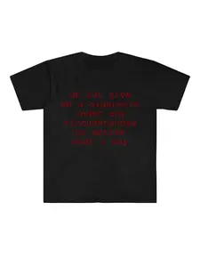 Funny Meme Shirt do not give me a cigarette under any circumstances no matter what i say Tee Gift Unisex T-Shirt Casual Menswear Classic Round Neck Soft Polyester Cotton Blend Top Cardigan
