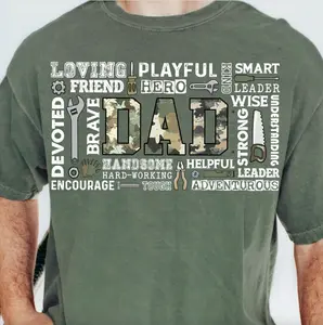 Dad Word Collage T-Shirt, Father's Day Tools Tee, Handy Dad Tee, Fix It Dad Hoodie, Camo Shirt, Camo Best Dad Ever Tee, Fathers Day Gift For Him Her