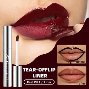 Long-Lasting Matte Lip Liner Pencil, Liquid Lip Liner, Waterproof and Smudgeproof, High Pigment Color, Easy to Apply, Perfect for Daily Use and Special Occasions