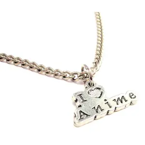 I Love Anime Single Charm Necklace