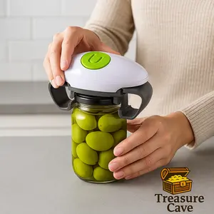 Electric Jar Opener for Seniors with Arthritis One Touch Automatic Lid Remover
