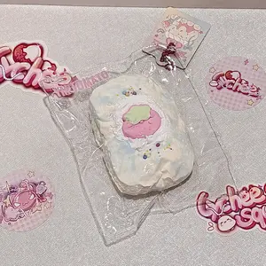 Squishy New Handmade Squishy Stress Relief Toys Creamy Squishy Toy Tabasquishy - Lychee Title