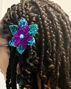 Lee Fabric Flower Hair Clips