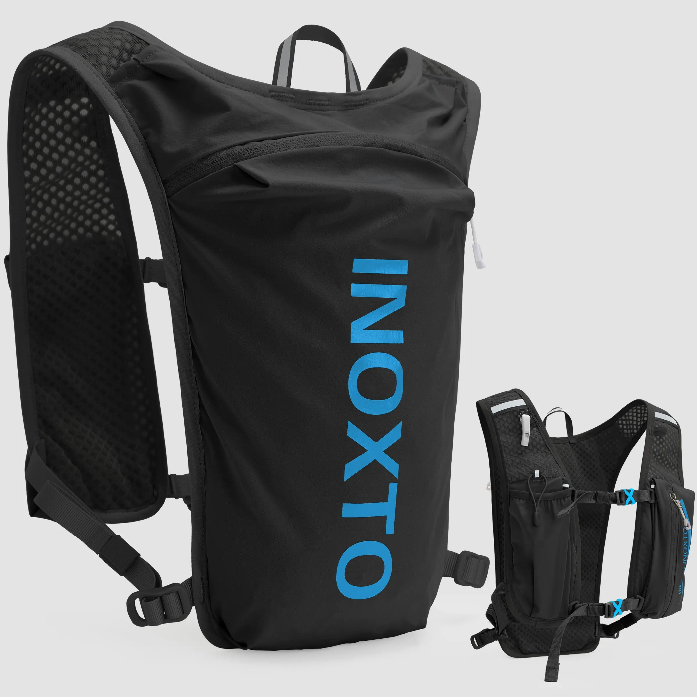 X Inoxto Hydration Backpack, Lightweight Water Bag Daypack, Unisex Running Vest, Ideal for Hiking, Cycling, Racing, Rock Climbing, Bicycle Bag, Cycling Gear