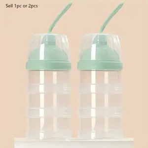 3 Layers Milk Powder Container, Stackable Baby Formula Dispenser, Multifunction Food Storage Box, Baby Feeding Travel Snack Box