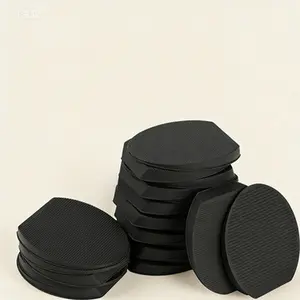 Non-Slip Furniture Levelers & Stackable Wedges, 20 Pack Black Rubber Shims for Tables Toilets Appliances, DIY Home Improvement, Reusable Anti-Vibration Pads, Easy Installation Adjustable Home Leveling Solutions