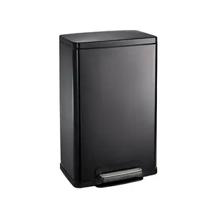 Tramontina 13-Gallon Step Trash Can, Stainless Steel, Assorted Colors