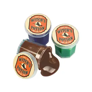 1 1/4" Bulk 48 Pc. Mini Witch’s Potion Plastic Tubs of Putty