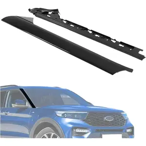 Windshield Outer & Inner A-Pillar Trim Compatible with 2011-2019 for Ford Explorer Replacement for BB5Z 7803136 AA BB5Z. 7803136 BA Windscreen Pillar Molding Trim Panel Passenger Side