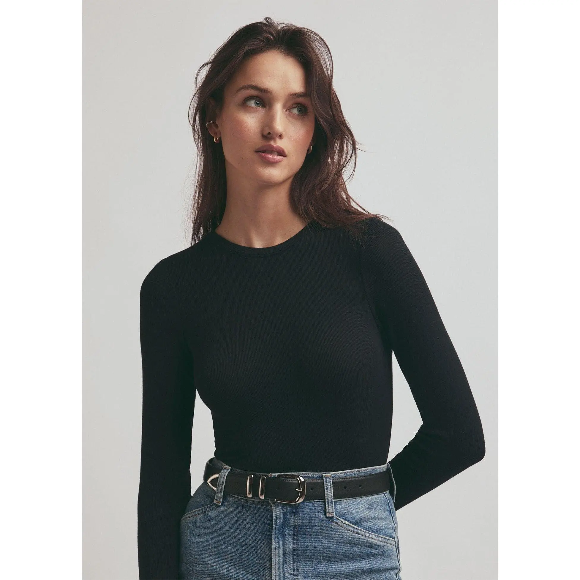 THE RIBBED LONG SLEEVE