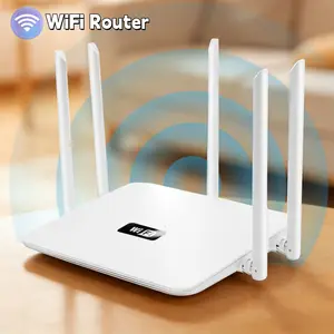 WiFi Router with 5-Antenna,Wireless Router,WiFi Hotspot Router,WiFi Gaming Routers for Wireless Internet,Whole Home Coverage up to 5,000 Sq. ft and 55 Devices,Internet Router for Gaming & Streaming,Men Gifts