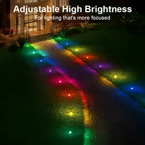 Permanent outdoor wall washing LED color lights!  APP Remote Control + DIY Lights + 30 + Dynamic Scenes + Music Synchronization, Waterproof Design Suitable for Outdoor Garden / Patio / Balcony / Valentine's Day Gift