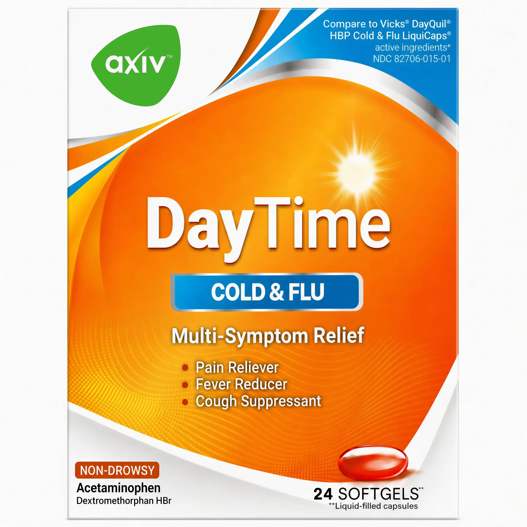 AXIV DayTime 24 Softgels Healthcare Vitamin Supplement