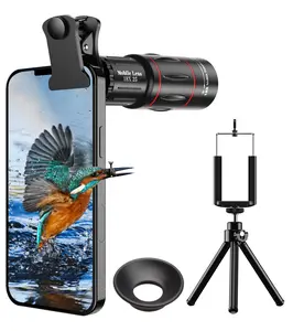 APEXEL 18X Telephoto Lens, Hight Power Telephoto Phone Lens with Tripod, Mobile Cell Lens Attachment for Android & iPhone, Samsung and Most Smartphone