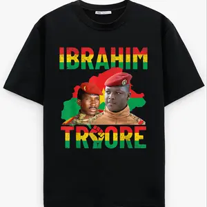 Africa Resistance T-Shirt Featuring Thomas Sankara and Ibrahim Traore