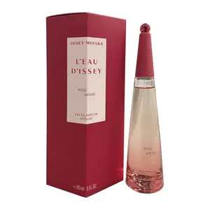 Issey Miyake L'eau D'issey Rose & Rose Intense Women's EDP Fragrance, 3.0 fl oz, Floral-Fruit-Scented Amber Elegant Fragrance with Raspberry Top Note, New in Box, Amber Women's Fragrance, Fruit-Scented Women's Fragrance