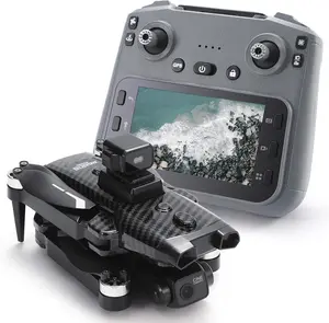 YCMDCGIE 4K GPS Foldable Quadcopter Drone - 3-Axis Gimbal, AI Obstacle Avoidance, Follow Me, 4.5" FPV Screen, Dual Cameras, 40 Min Flight (2 Batteries), for Adults & Beginners