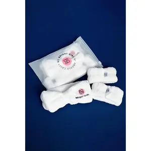 Bright Girl Plush Spa Headband-Wristband Set