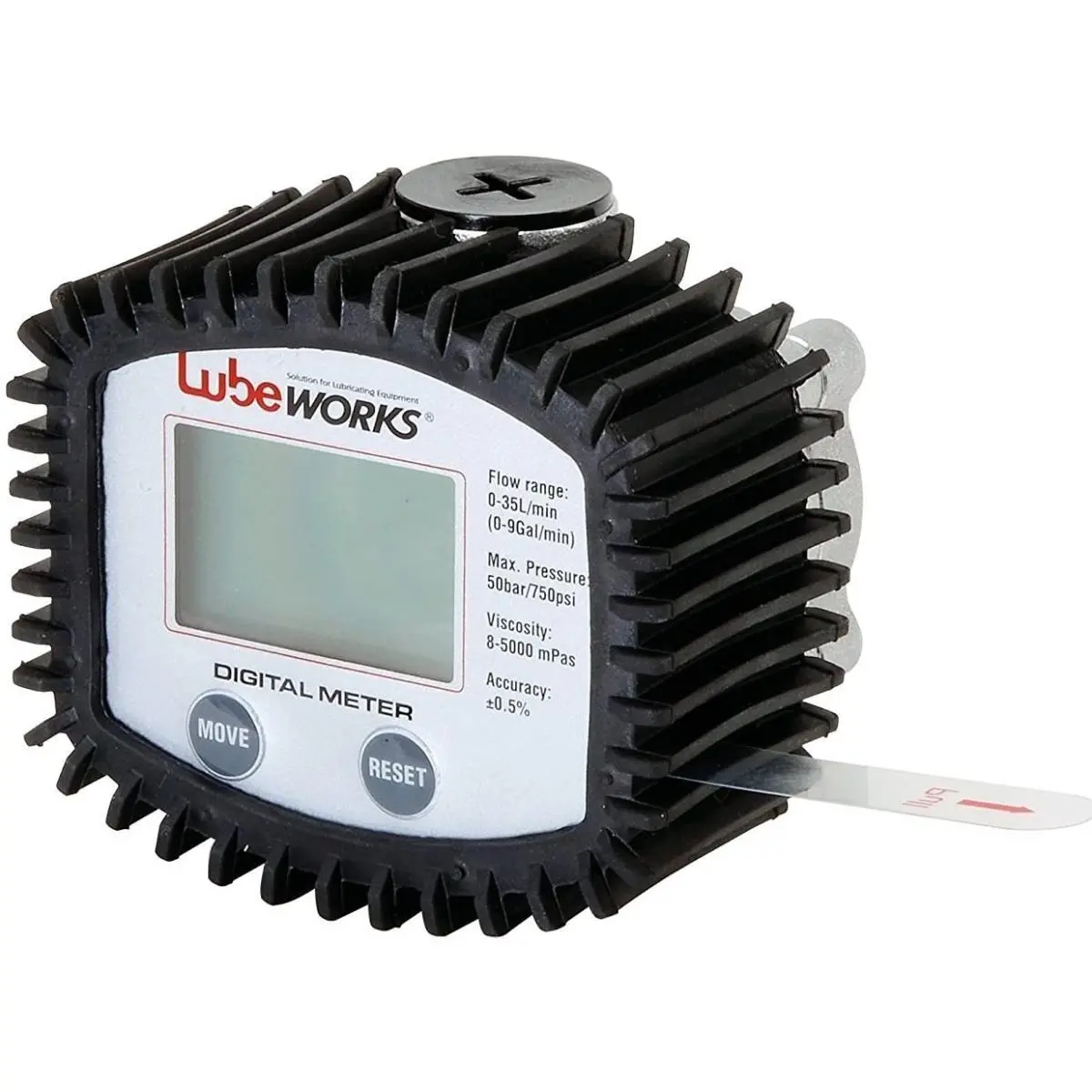 212 MAIN Battery Powered Digital Oil Control Meter, 1-35LPM, 1-10GPM - Automotive & Motorcycle Car Repair Tool