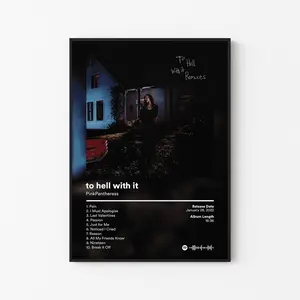 [Album Collection - Sale Up To 41%] P Pantheress Album Poster Set - Heaven Knows Era - Y2K Aesthetic Room Decor - Gift for Girls [Unframed - Print Only]