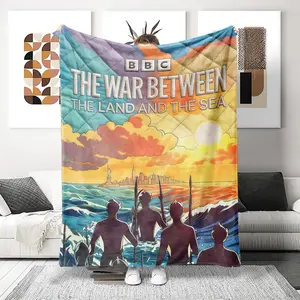 Ultra-Soft Flannel Printed Woolen Blanket, Bbc Design, Ideal for Christmas, Halloween, Thanksgiving Gifts, Soft & Cozy