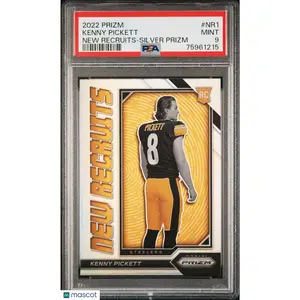 2022 Panini Prizm New Recruits Kenny Pickett Silver #NR1 PSA 9