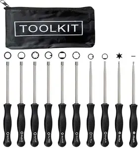 10PCS Carburetor Adjustment Tool Kit – Screwdriver Set for 2 Cycle Small Engines, Carb Tune Up Tools for STIHL, Poulan, Husqvarna, Ryobi, Homelite, Trimmer & Chainsaw