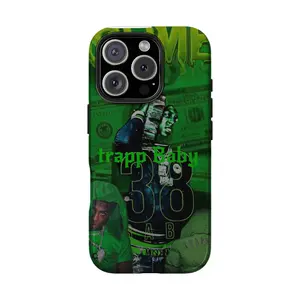 Rapper YoungBOy Concert Pose Phone Case - High Quality TPU Plastic for Apple iPhone 15,14,13,12,11,Pro, XS, XS Max, XR, Plus, Mini - Waterproof Black Cover