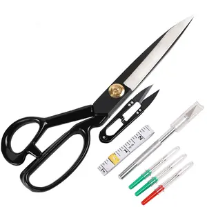 Professional Tailor Scissors 10/9 inch,Heavy Duty Sewing Fabric Scissors for Leather Cutting Industrial,Sharp Shears Home Office Artists Students Tailors Dressmakers Christmas Party Gifts Hand Tools Kits