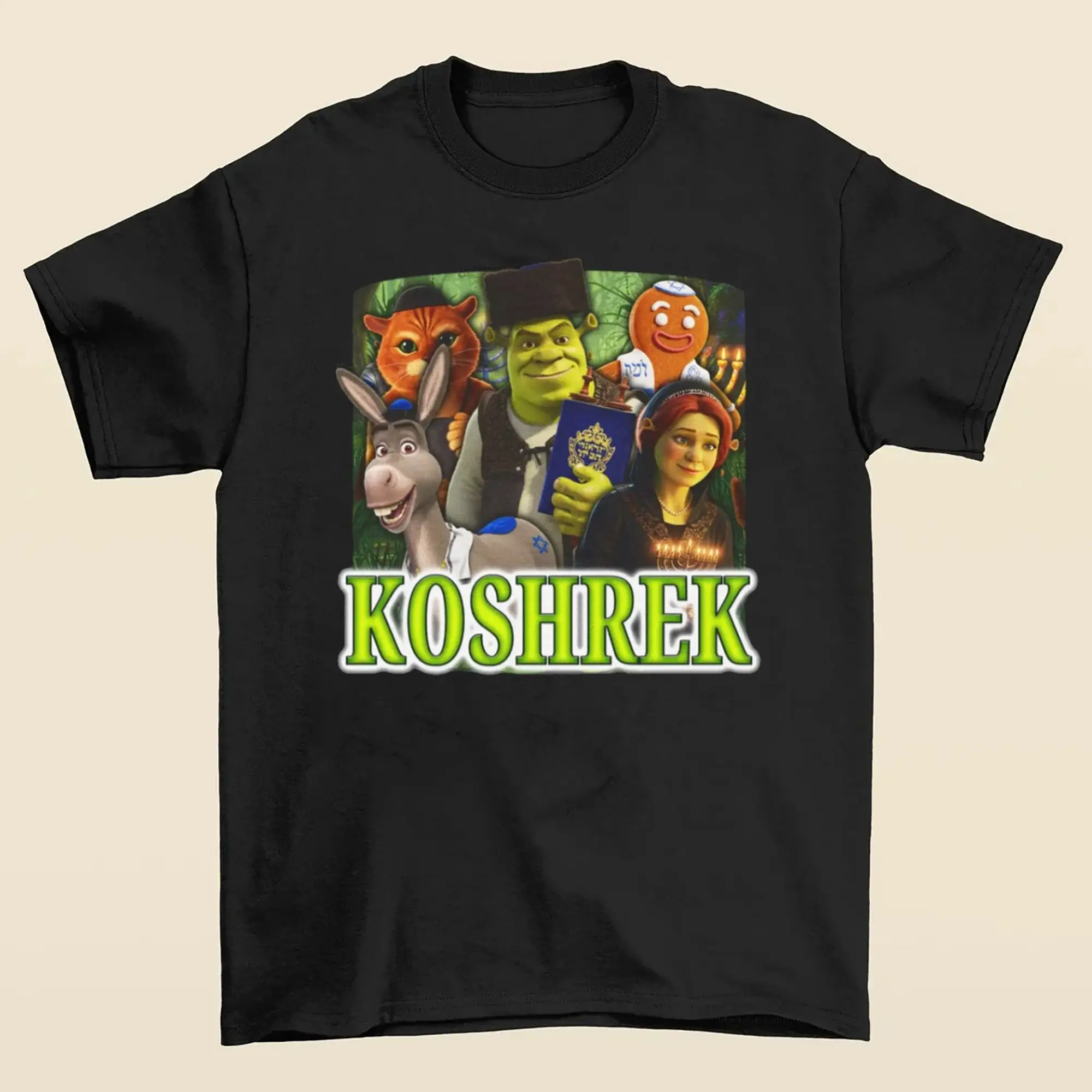 Koshrek T-Shirt Featuring Hilarious Kosher Shreeek Meme Design