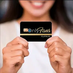 Onlyfans Premium Skin Card - Limited Stock Available, Platinum Design, Features Logo and Credit Card Icon