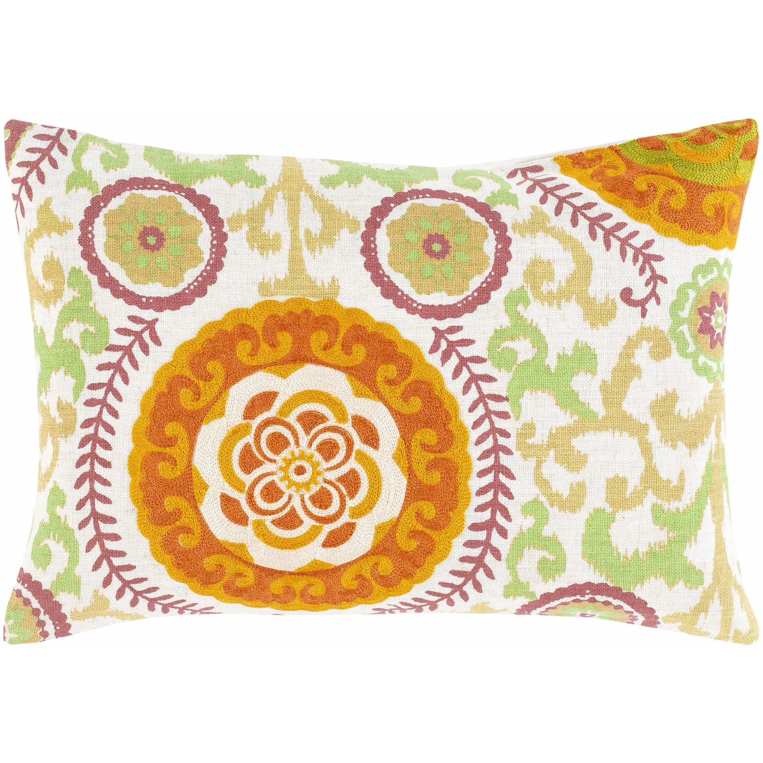 Goldvein Multicolor Floral Lumbar Pillow - Clearance Goldvein Multicolor Floral Lumbar Pillow - Clearance