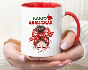 Personalized Christmas for Nurses Mug, Custom Merry Xmas Nurse Appreciation coffee cup,L&D thank you, gift idea for nicu, from secret friend Drinkware