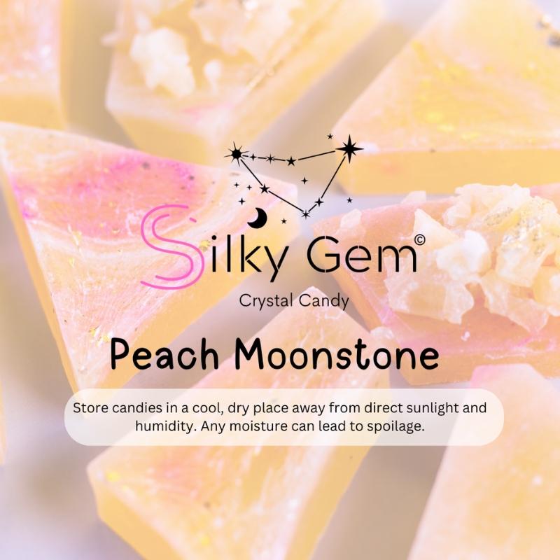 Peach Moonstone 10-Piece Crystal Candy Collection
