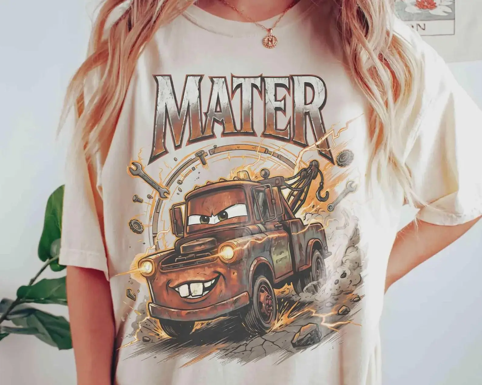 Vintage Tow Mater Shirt, Radiator Springs WDW Cars Tee, WDW Family Trip Graphic T-Shirt Gift