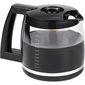 14 Cup Carafe Replacement Compatible with Cuisinart, Coffee Pot Replacement 14 Cup for DCC-3200, DCC-3200P1, DCC-2200, DCC-2600, DCC-2800, Heat-Resistant, Easy-Pour Spout