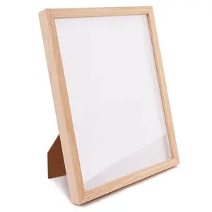 Natural Solid Oak Wood Photo Frame for Pictures, Prints, Art Frames