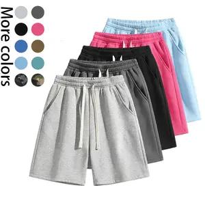 Men’s shorts, suitable for spring and summer wear. Solid-color casual shorts that are lightweight and comfortable, featuring drawstring belts for easy adjustment—suitable as a couple gift.