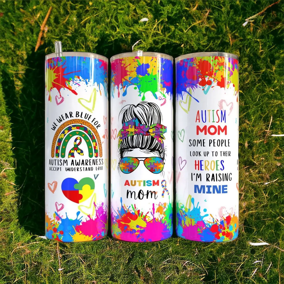 Autism Mom 20oz tumbler Autism Mom 20oz tumbler