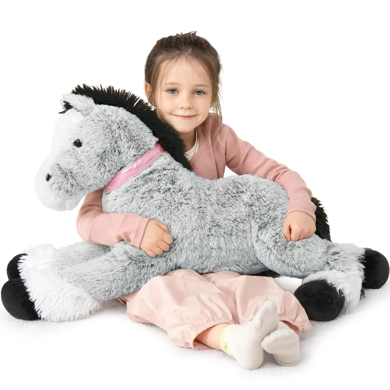 35" Horse Stuffed Animal,Soft Stuffed Cute Pony Plush