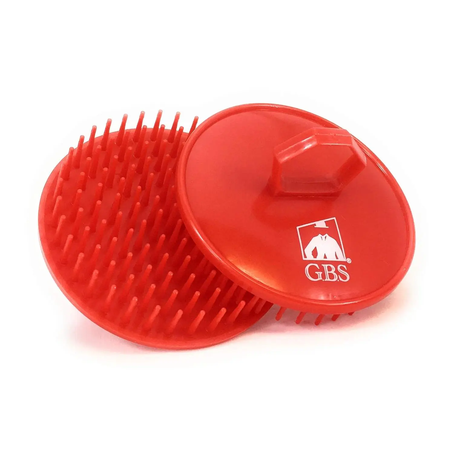 Anti-Dandruff Scalp Massager Brush, Exfoliating Shampoo Brush with Soft Silicone Bristles for Deep Cleansing & Massage, Red - Pack of 2, Accessories