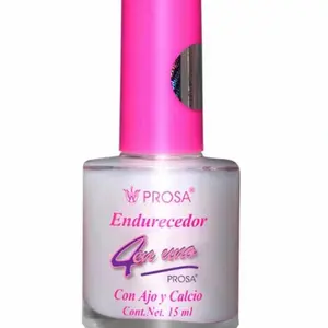 Prosa Nail Hardener Polish 15ml - Endurecedor 4 en Uno with Aloe Vera & Calcium for Stronger Healthier Nails
